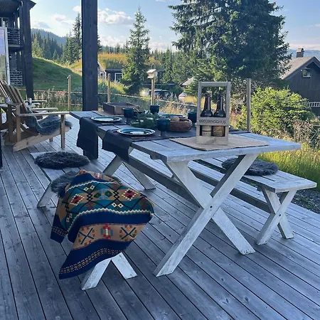 Modern With Views Of Skeikampen בית נופש